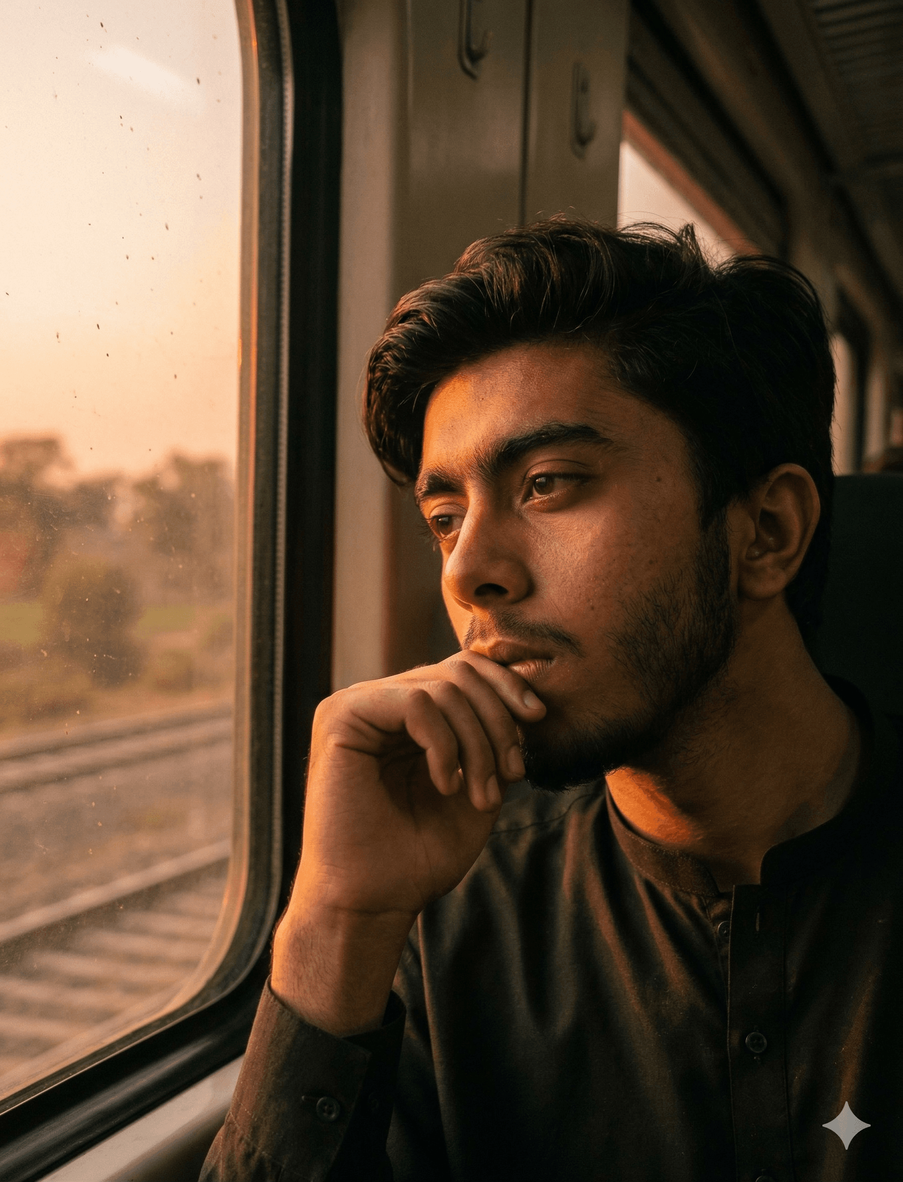 Cinematic Train Pose