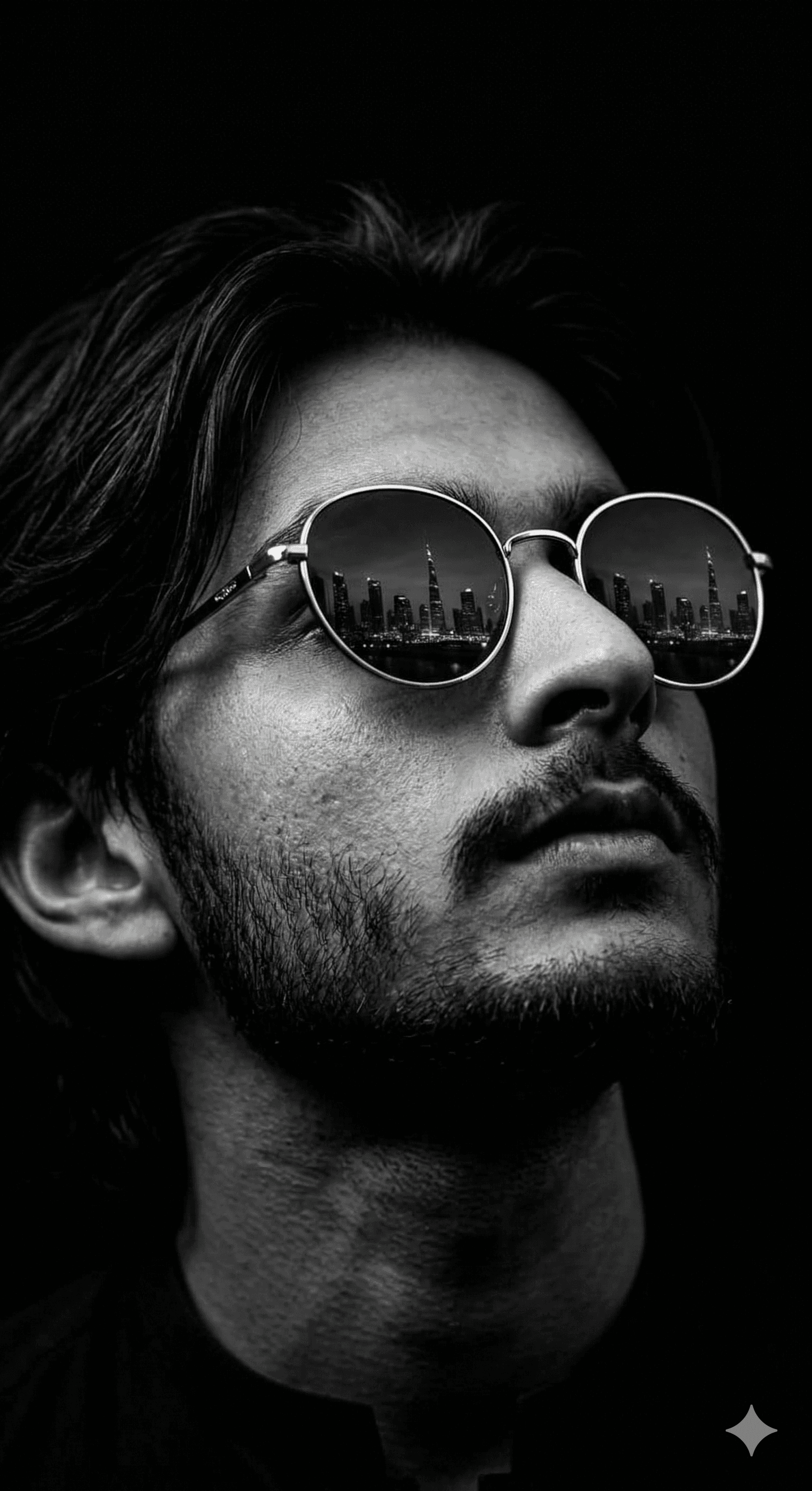 Aesthetic Close Up with Glasses