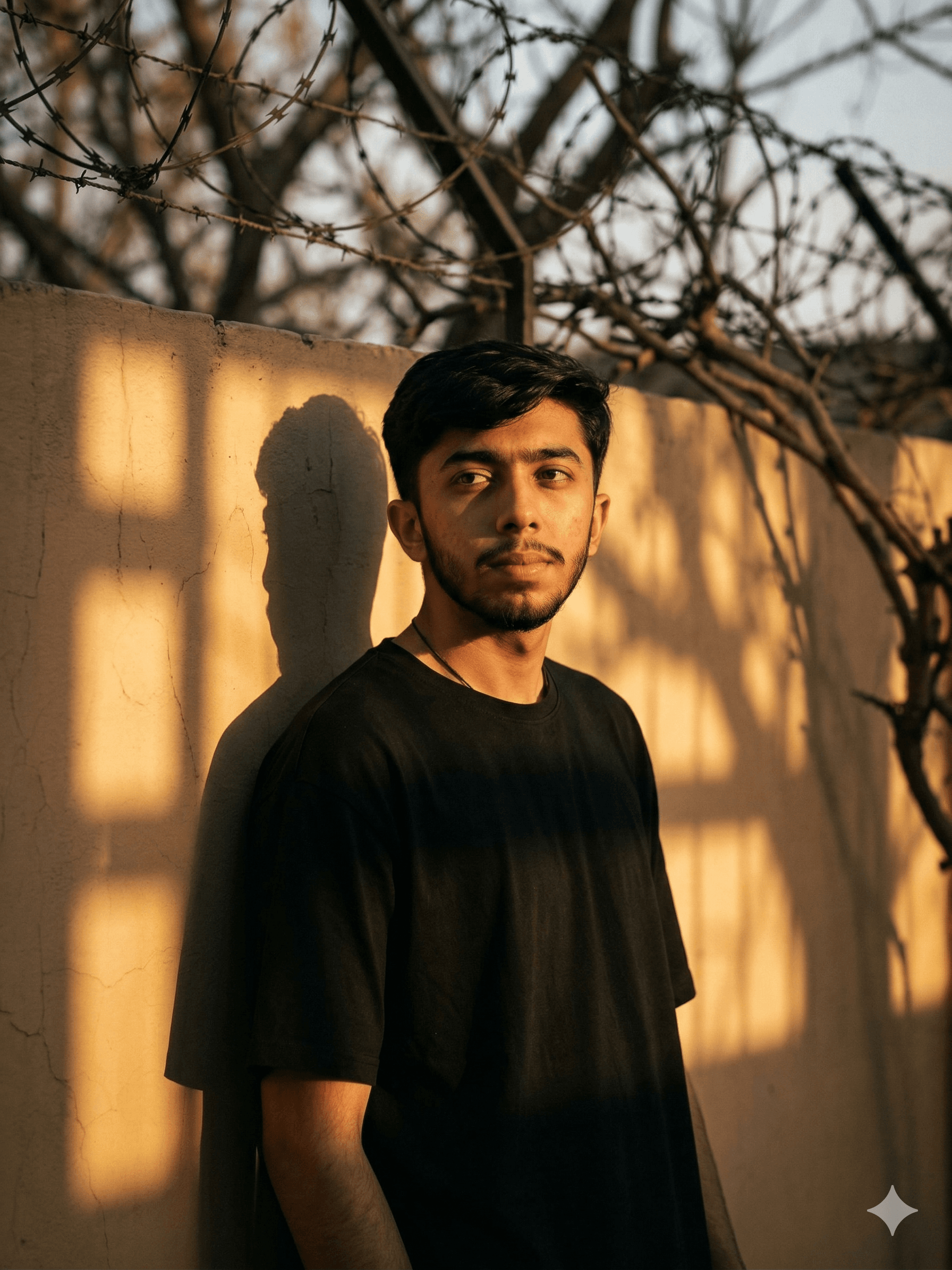 Cinematic Shadow Portrait