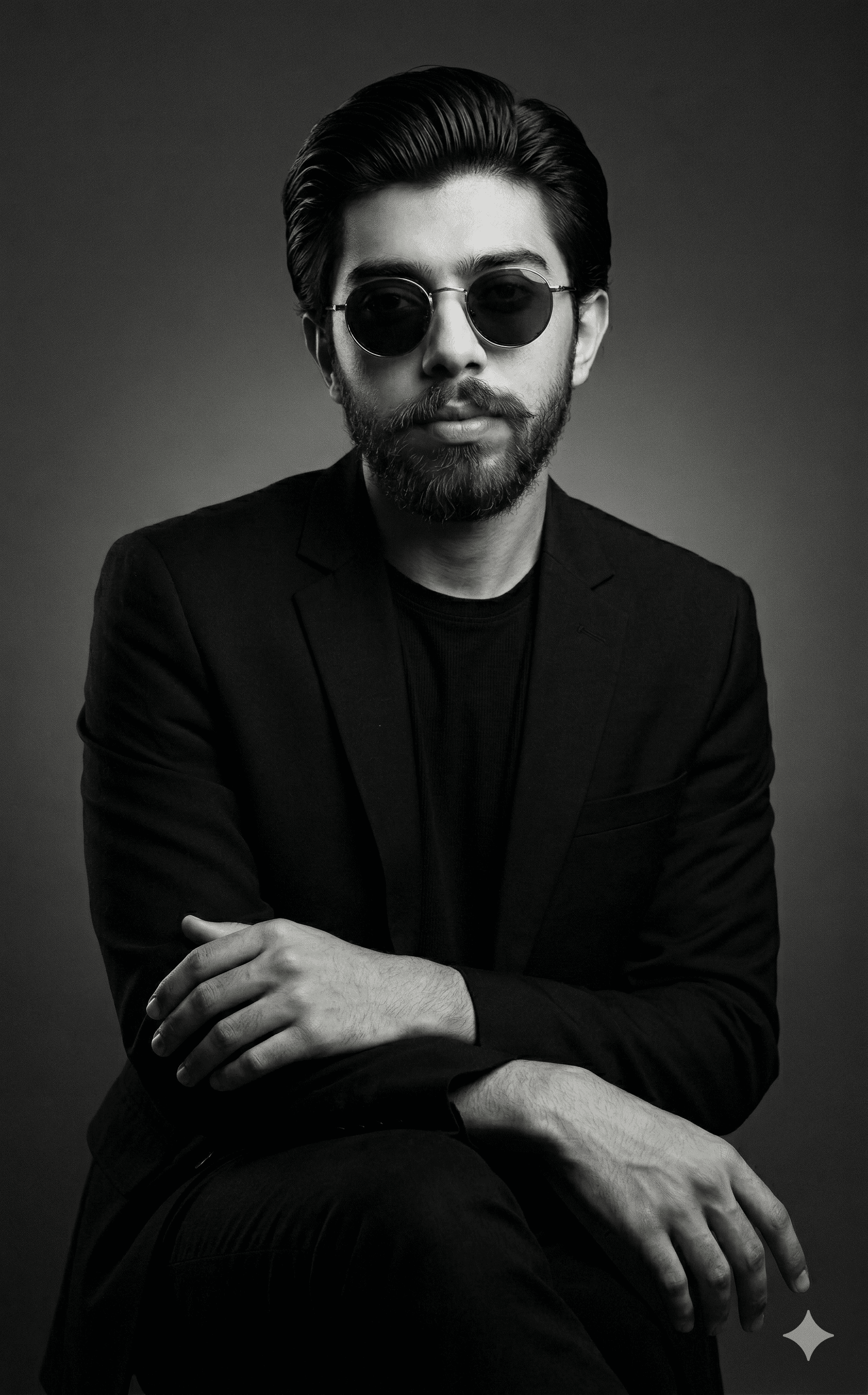 Miniamalistic Elegant Man